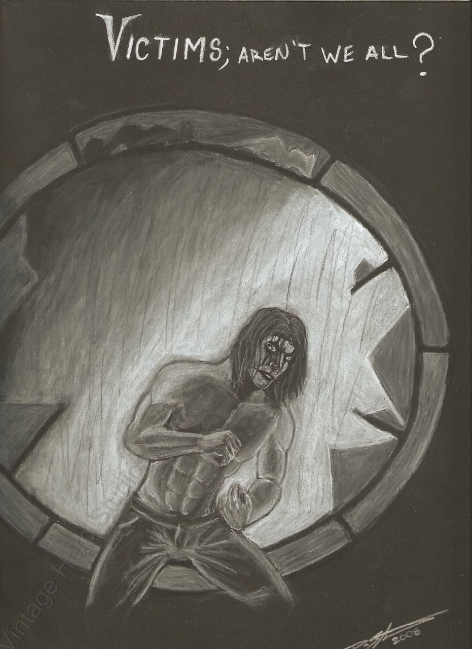 Goth Victims โ Original Drawing